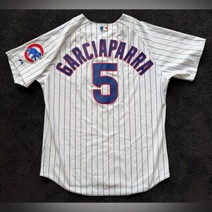 Chicago Cubs Nomar Garciaparra #5 Authentic Jersey 6200 52 Home White Majestic